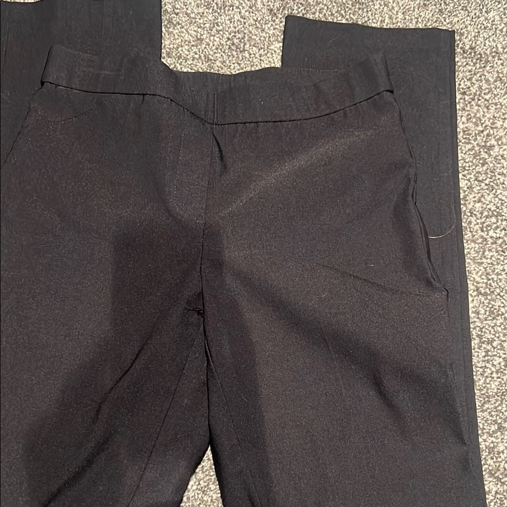 Tribal Black Straight Leg Pants